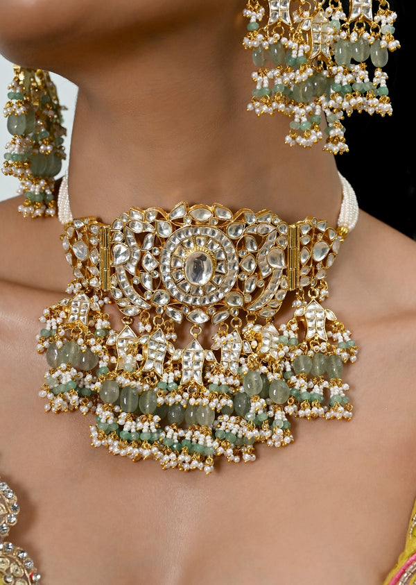 Royal Jadau Kundan Choker Set