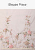Royal Purple Saree In Organza With Moti, Resham And Cord Embroidered Floral Motifs On The Pallu