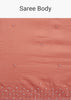 Rust Brown Crushed Tissue Cutdana And Sequin Embroidered Saree
