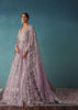 Lavender Mist Bridal Lehenga Set With Hand Work