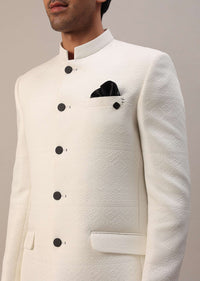 Pearl White Jodhpuri Set