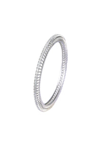 92.5 Sterling Silver Bangles Set of 2