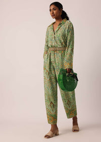 Green Foil Print co ord set