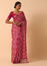 Dola Silk Festive Saree With Unstitched Blouse Fabric