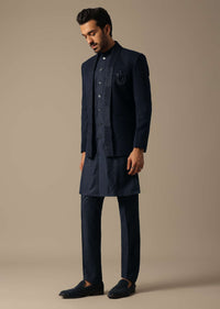 Regal Blue Jodhpuri Sherwani Set