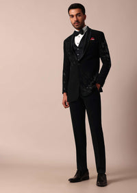 Classic Black Stylish Tuxedo For Men