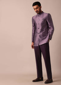 Elegant Purple Bandhgala Jodhpuri Sherwani