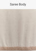 White Crushed Tissue Cutdana Embroidered Saree