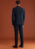 Navy Blue Jodhpuri Suit In Lachkaa Fabric With Hand Embroidery
