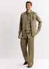 Green Silk Kurta Set With Gotta Embroidered Jacket