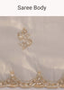 Silver Organza Tissue Saree With Sparkling Border
