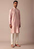 Stunning Peach Silk Sherwani For Men