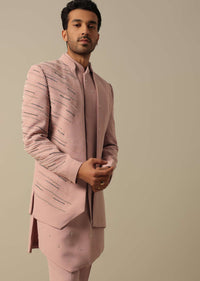 Stunning Pink Indowestern Set