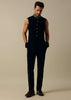 Stylish Black Indowestern Set For Men