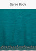 Teal Blue Crushed Tissue Stone Embellished Saree With Cutdana Scallop Border