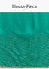 Teal Green Organza Saree With Cut Dana And Sequin Detailing