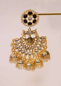 Traditional chandelier earring with multiple jhumkas