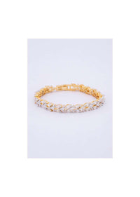 Triple layer diamond studded bracelet only on kalki