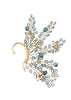 Turquoise And Gold Handcrafted Earcuff In Mix Metal