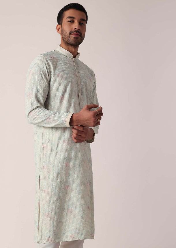 Versatile Multi-Colored Kurta Set For Men