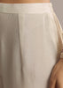 White Chinon Anarkali Suit With Cutdana And Sequins Work