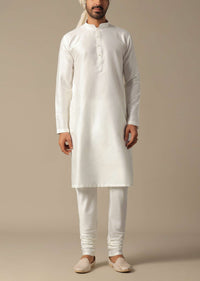 White Elegance Sherwani Set For Grooms