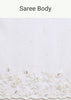 White Embroidered Organza Saree