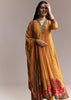 Yellow Floral Anarkali Set