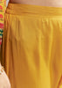 Yellow Floral Anarkali Set