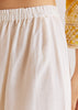 Yellow Silk Leheriya Kurta Set With Moti Work